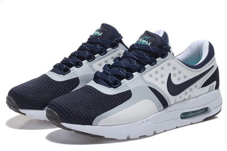 Nike Air Max Zero, синий, белый, нейлон, мужские