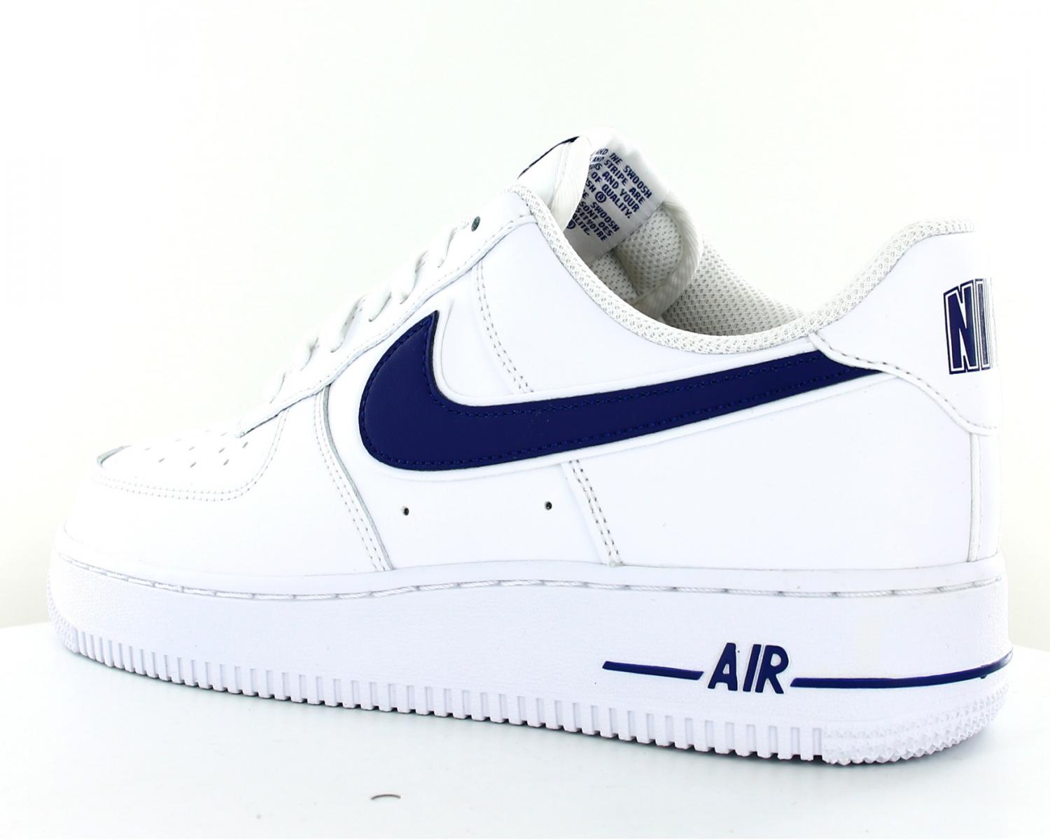 Nike Air Force 1 LV8, белый с синим, кожа, мужские