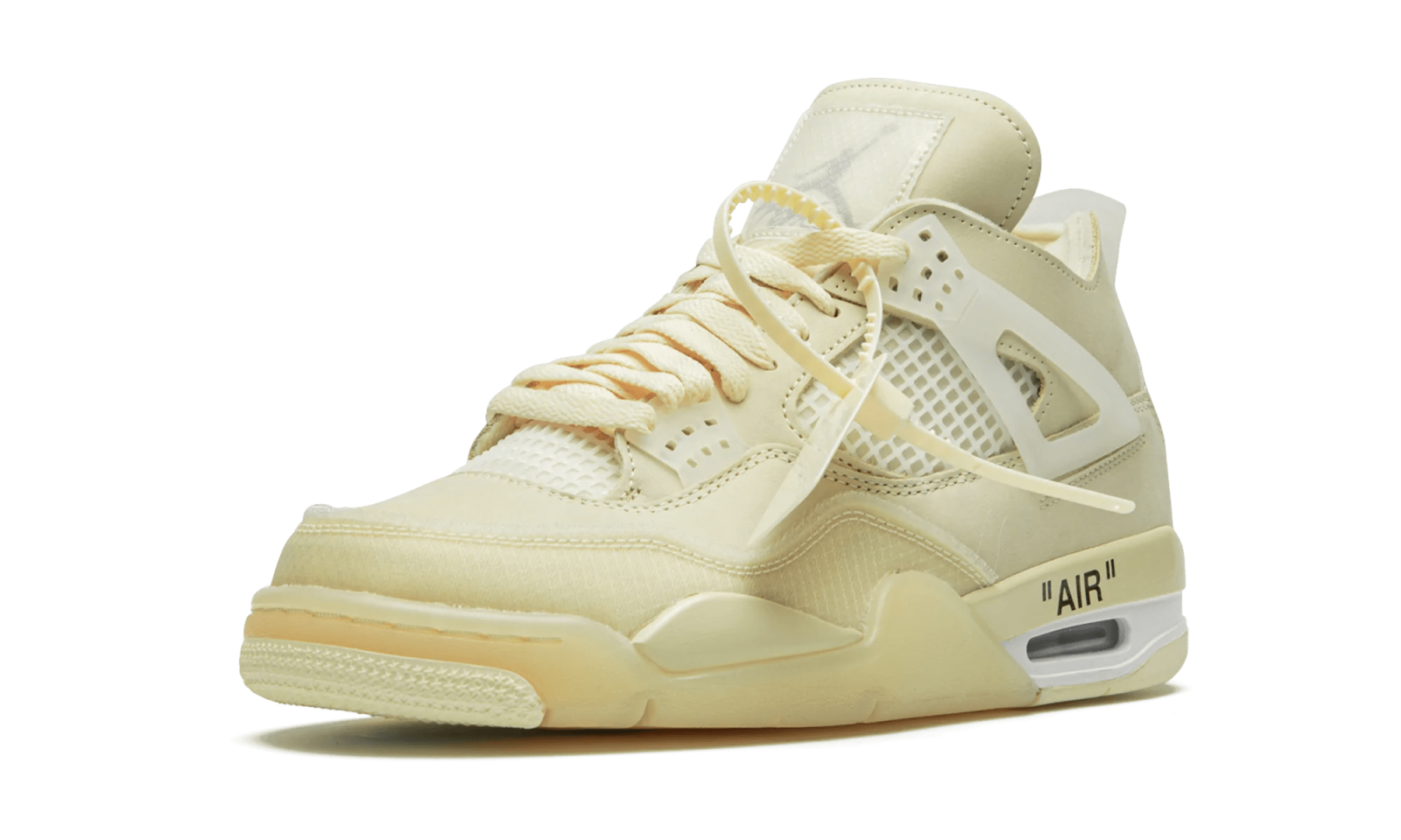  Nike Air Jordan 4 Retro х OFF White бежевые