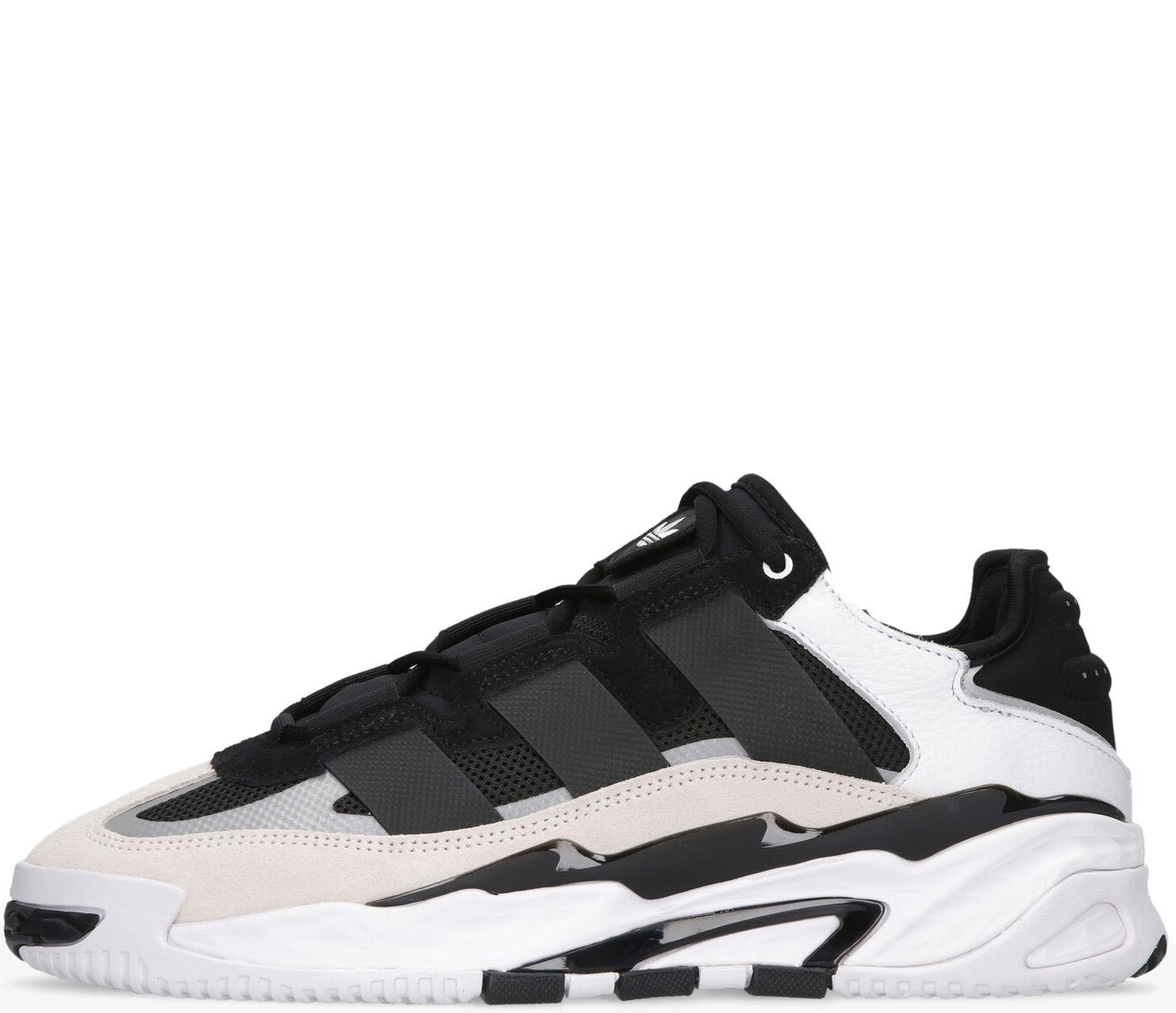 Adidas Niteball Black\white с мехом
